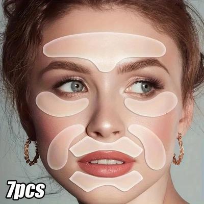 Uplift Essentials Reusable Silicone Face Mask Patches Set For Facial Skincare Reusable Silicone Face Mask Patches Set For Facial Skincare