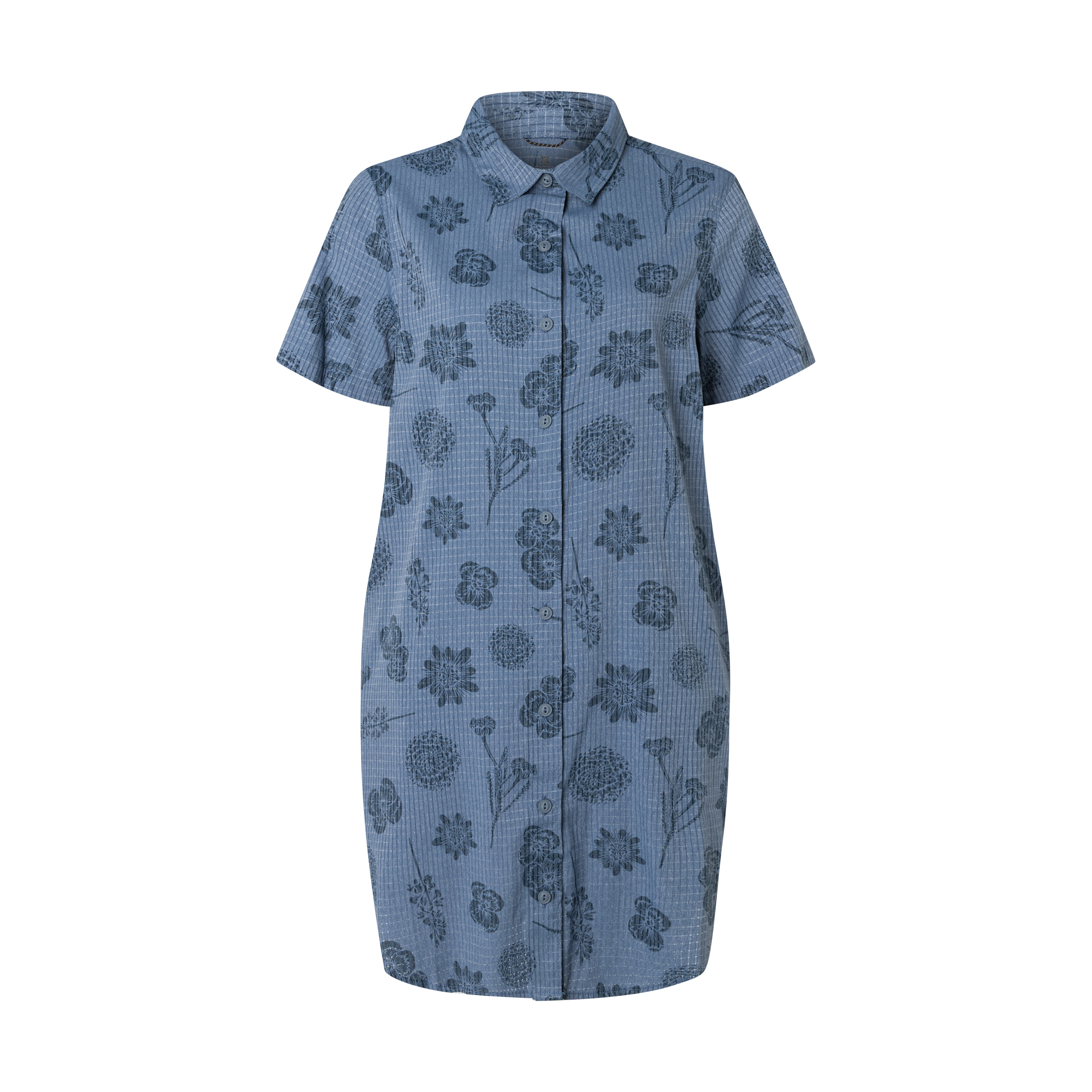 Roark Bless Up Kleid Damen Kleider blau Größe L Lifestyle Elastisch