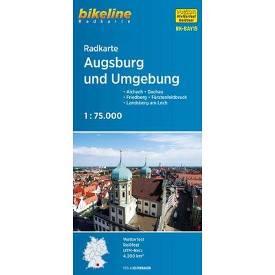 Radkarte Augsburg und Umgebung (RK-BAY15), Sonstige von , Esterbauer, 978-3-85000-920-1