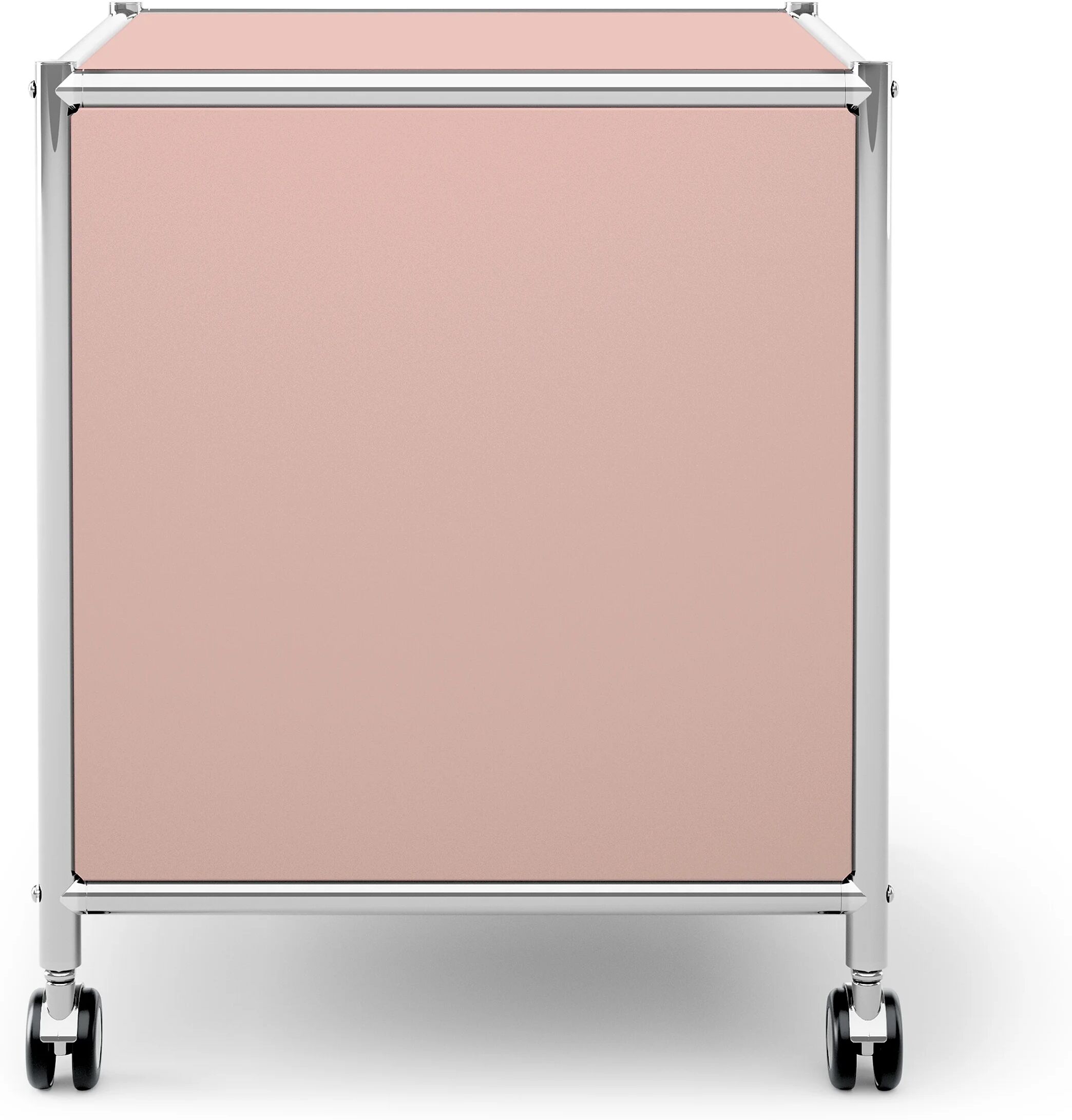 Tchibo - Beistelltisch Metall »Cn3« mit 1 Klappfach - 40x40x49cm - chrom -