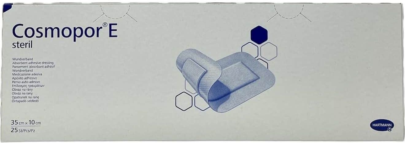 COSMOPOR E Apósito Estéril 35x10cm 25 Unidades
