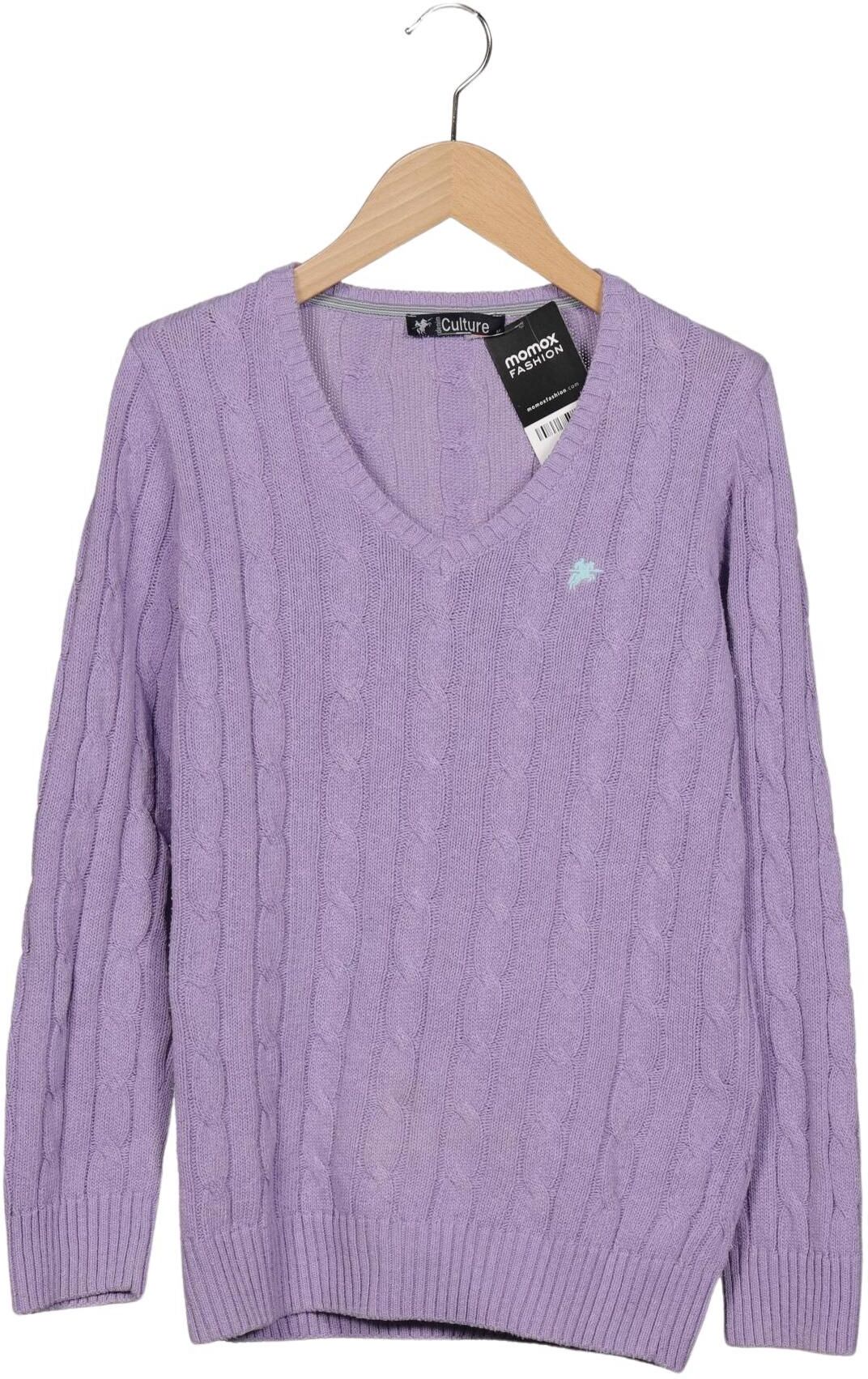 Culture Damen Pullover, Lila, Gr. M, Synthetik / Baumwolle - Second Hand