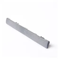 NATURinFORM WPC-Abdeckkappen-Set für DIE KOMPAKTE plus Wabenprofildiele granitgrau/graphitgrau, 1 Pack