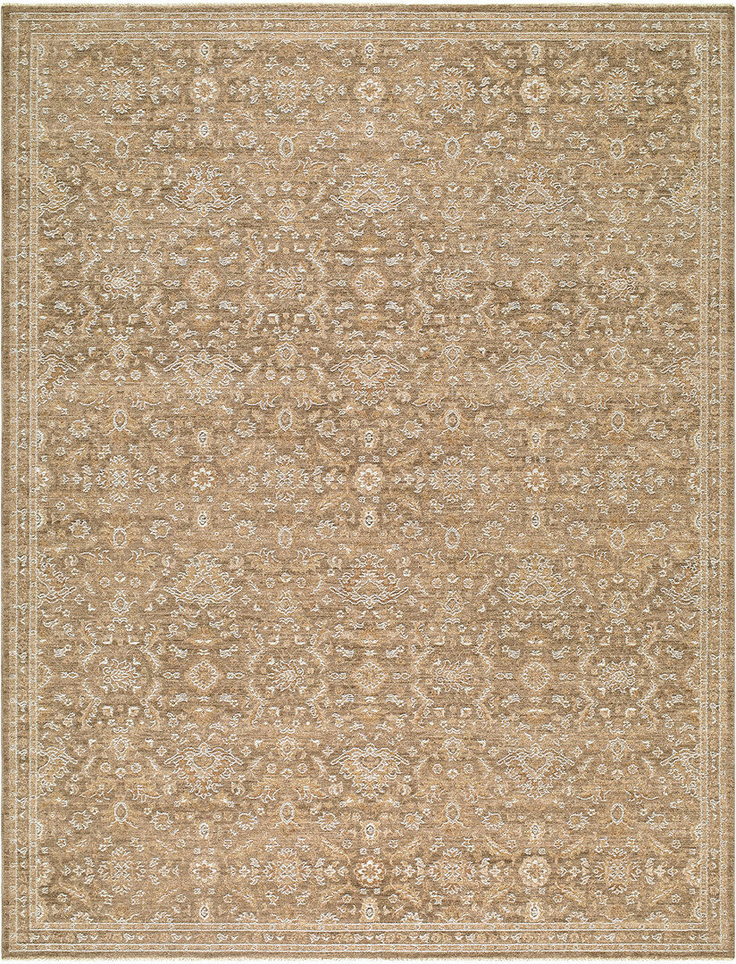 Marlow Home Co. Moroccan Area Rug Tan, Off-White, Mustard, Ivory Rectangle 200 x 275 cm