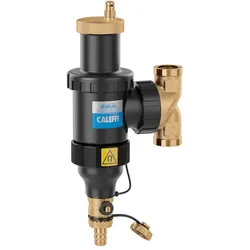 Caleffi DISCALDIRTMAG Mikroblasen-Schlammabscheider 3/4, DN 20, mit Magnet, aus Technopolymer"