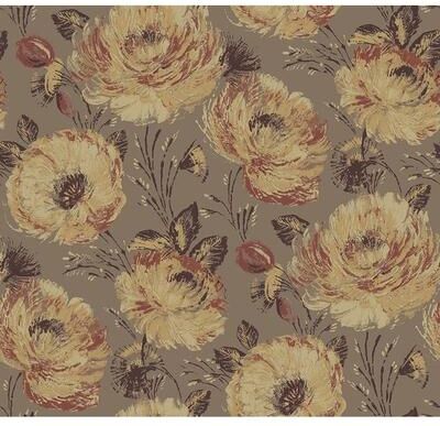 Seabrook Designs Cinna Floral Unpasted Wallpaper