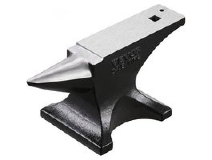 VEVOR Einzelhornamboss schwerer Amboss aus Gussstahl 11,5 kg robuster runder Hornamboss mit hoher Härte & stabiler Basis, Metallbearbeitungswerkzeug zum Biegen Formen Verdrehen von Metall