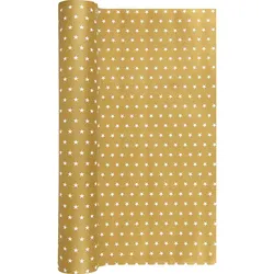 Home Fashion, TL Mini Stars gold, Tischläufer, 490 cm x 40 cm, aufgerollt, 1 Stück pro Pack, 6 Pack pro Karton
