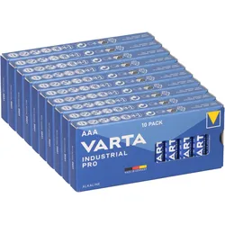 VARTA 4003 Industrial Pro AAA 100 Stück – LR03/MN2400 Alkaline