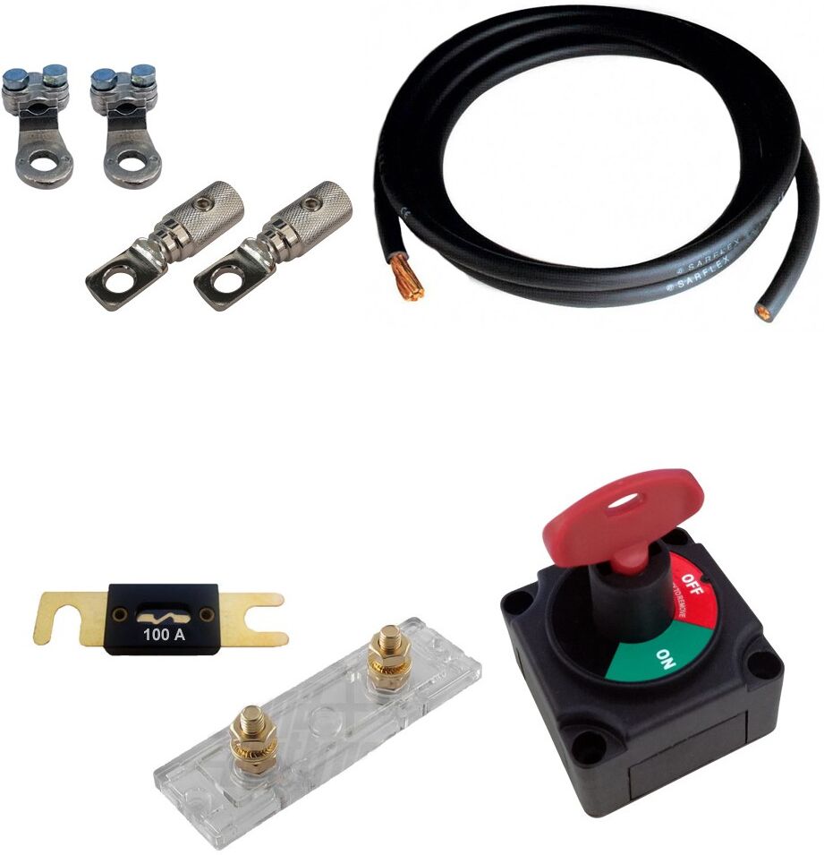 Saros Selection Kit per connessione batterie a 12V completo di protezioni