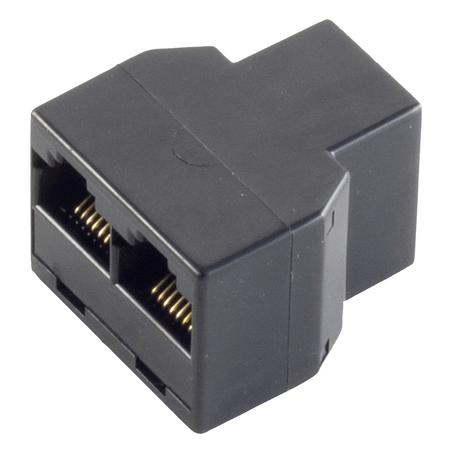 Shiverpeaks -BASIC-S--Western-Kupplung 6/6 auf 2 Western-Kupplung 6/6, Telefon-Kabelverbinder (BS71225-6)