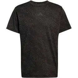 ADIDAS Herren Shirt D4T POWER AOP, Größe S in Schwarz Schwarz
