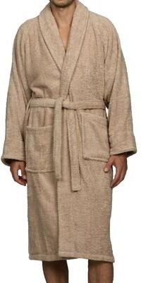 100% Cotton Soft Terry Adult Unisex Lightweight Bathrobe by Superior