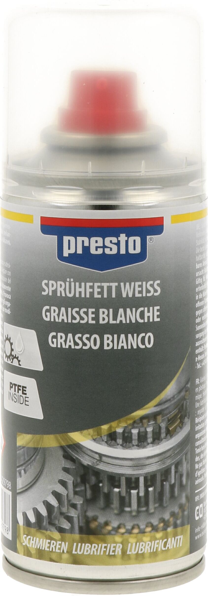 Presto Schmierstoff Sprühfett Weiß 150ml 429798 0.15l