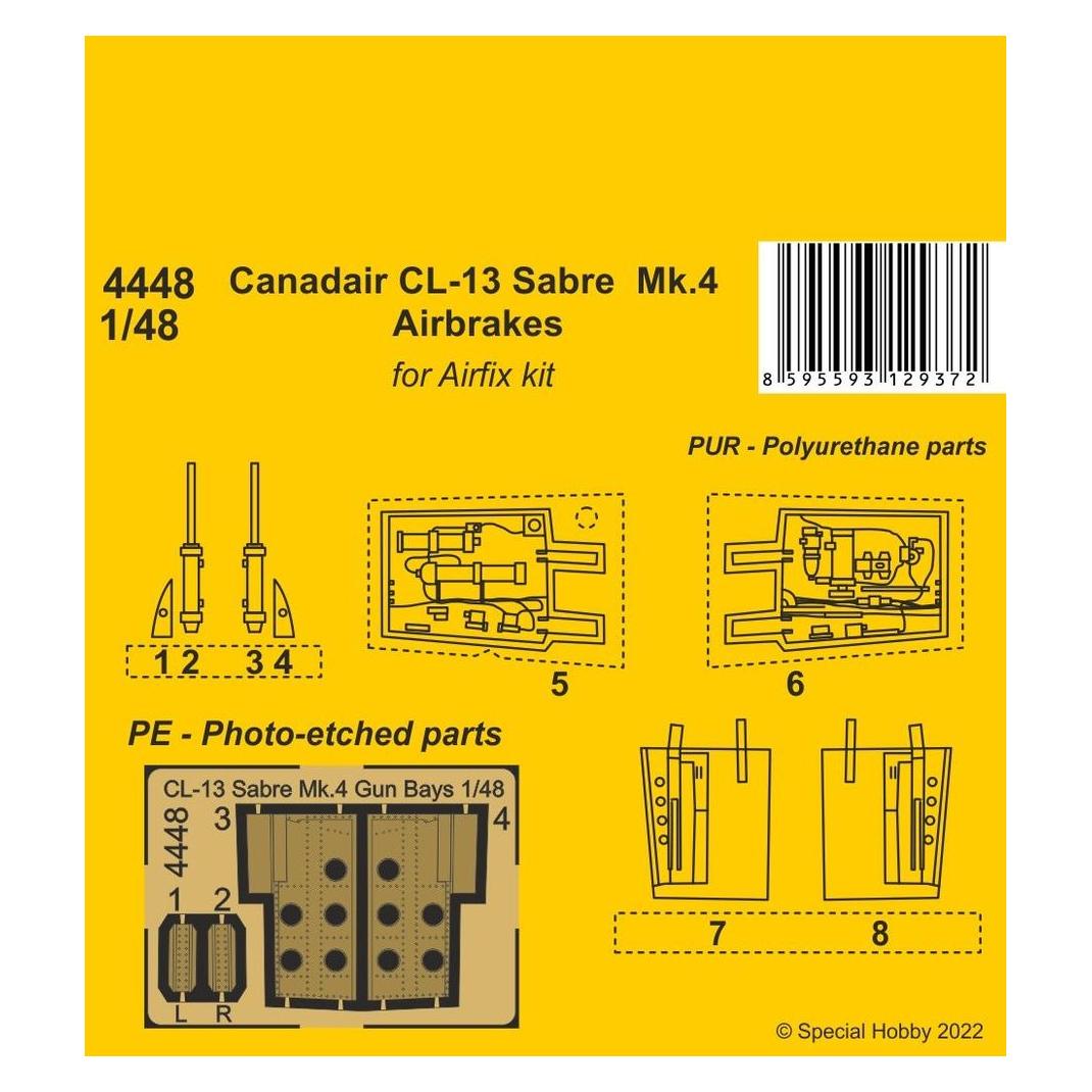 CMK Canadair CL-13 Sabre Mk.4 Airbrakes (129-4448)