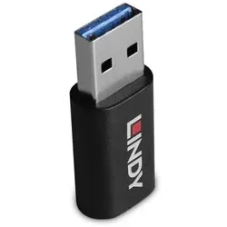 Lindy 71264 Kabeladapter USB Type A USB Type C Schwarz