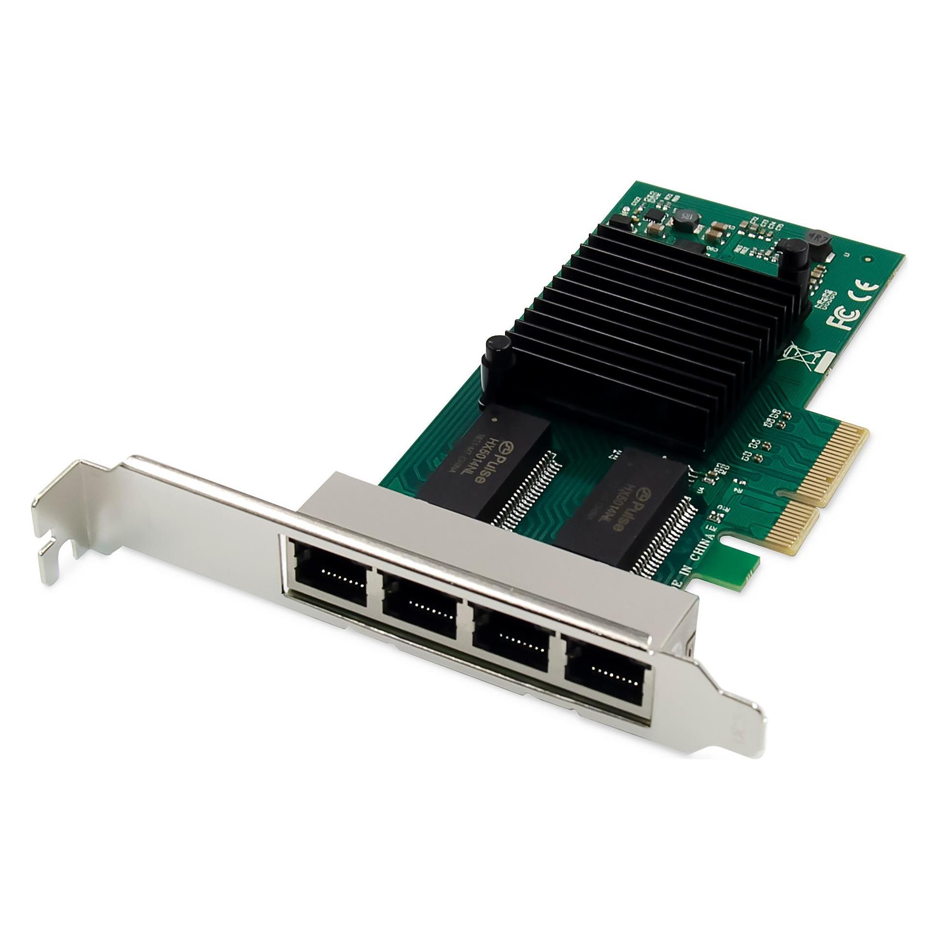 Digitus Netzwerkkarte 4Port RJ45 Intel I350 Server NIC (Mini PCI Express) (DN-10114)