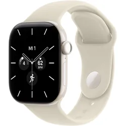 Apple Watch Series 12 (42 mm, Keramik, Weiss, 5G), Smartwatch