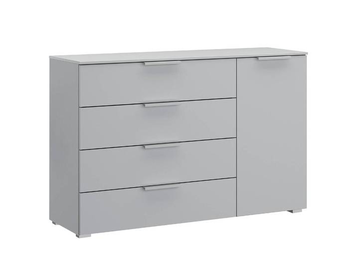 Sideboard x4+1 120 x 81 x 42cm Grau/Seidengrau Korpusfarbe