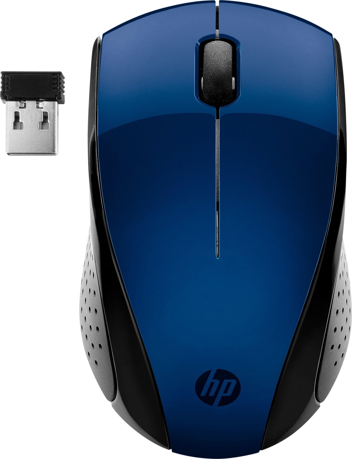 HP 220 Maus Schwarz/Blau kabellos für Links- & Rechtshänder