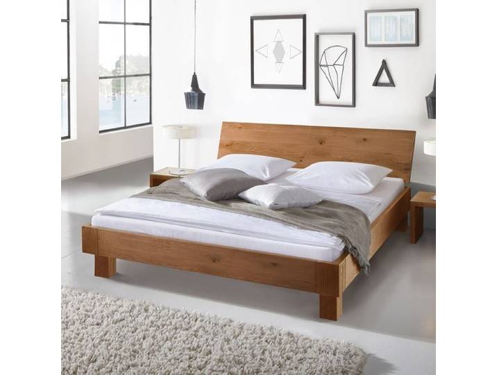 Bett Costa Rica Eiche Massivholz 120x200cm modern