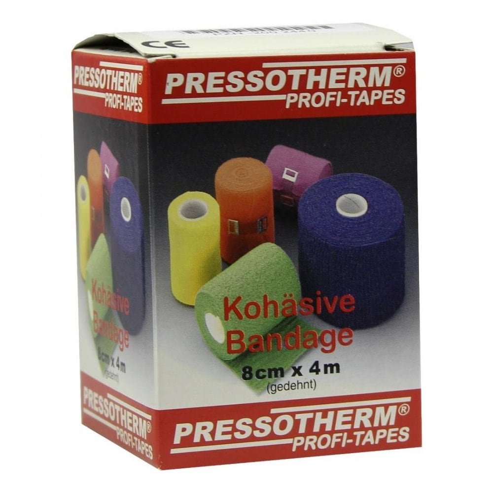 ABC Apotheken-Bedarfs-Contor GmbH Pressotherm Kohäsive Bandage 8cmx4m blau 02002440