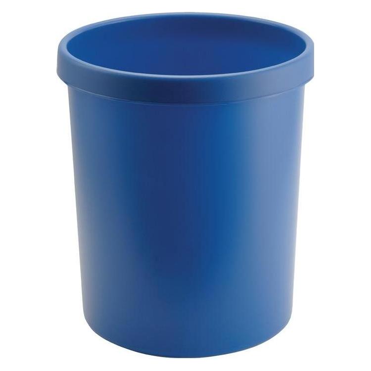 Helit Kunststoff-Papierkorb mit Streifendesign (18 l) (H6105734)