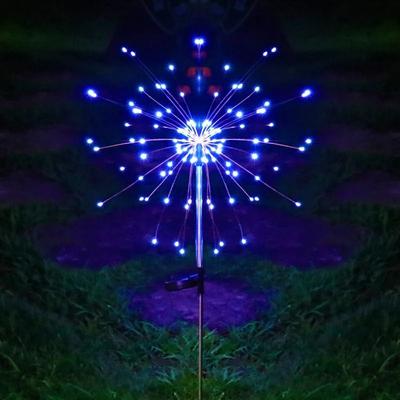 Uplift Picks Solar Firework Garden Stake Lights Create Sparkling Outdoor Displays Every Night blue 200 Led