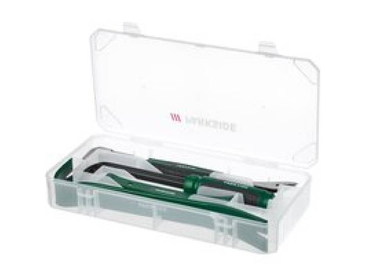 PARKSIDE® Jeu de pieds-de-biche et arrache-clous, assortis dans une boîte de rangement.