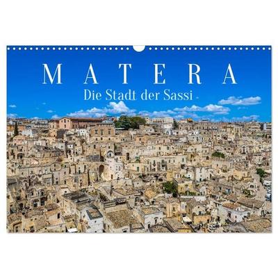 Matera - Die Stadt der Sassi (Wandkalender 2026 DIN A3 quer), CALVENDO Monatskalender
