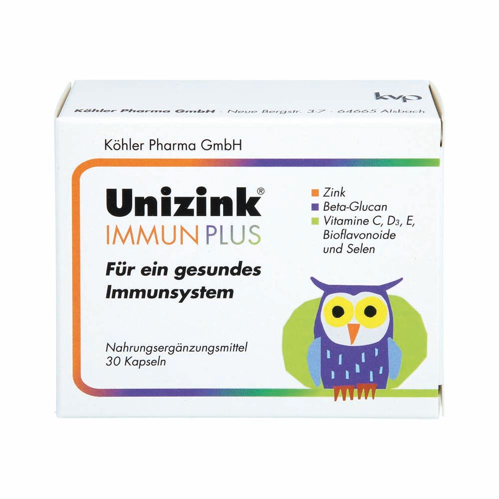 Unizink Immun Plus Kapseln 1x30 St