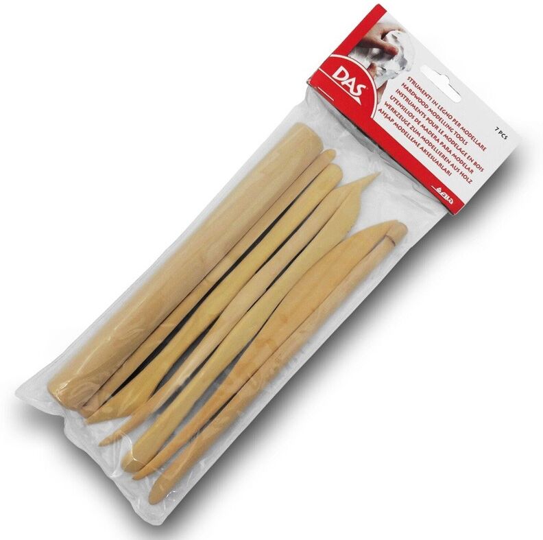 Fila Blister de 7 Outils de Modelage en Bois - DAS