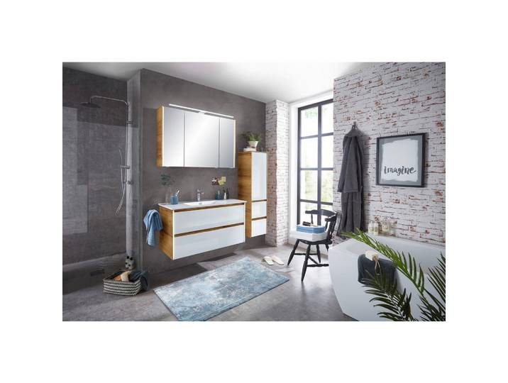 Sadena Badezimmer, 2 Schublade(n) Schubladen, 105.5 cm, hängend, Badezimmer, Badmöbelsets & Badmöbelserien, Badmöbel-Sets