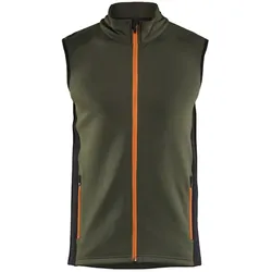Fleeceweste "STRIKER" Blakläder - XXL - waldgrün/rost