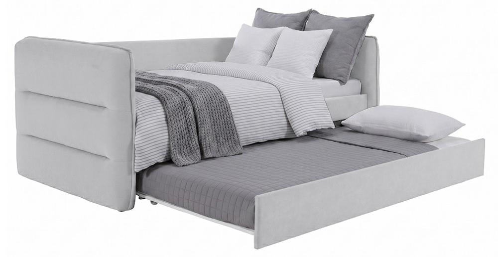 Kondela Ausziehbett mit Gästebett Trinia - grau