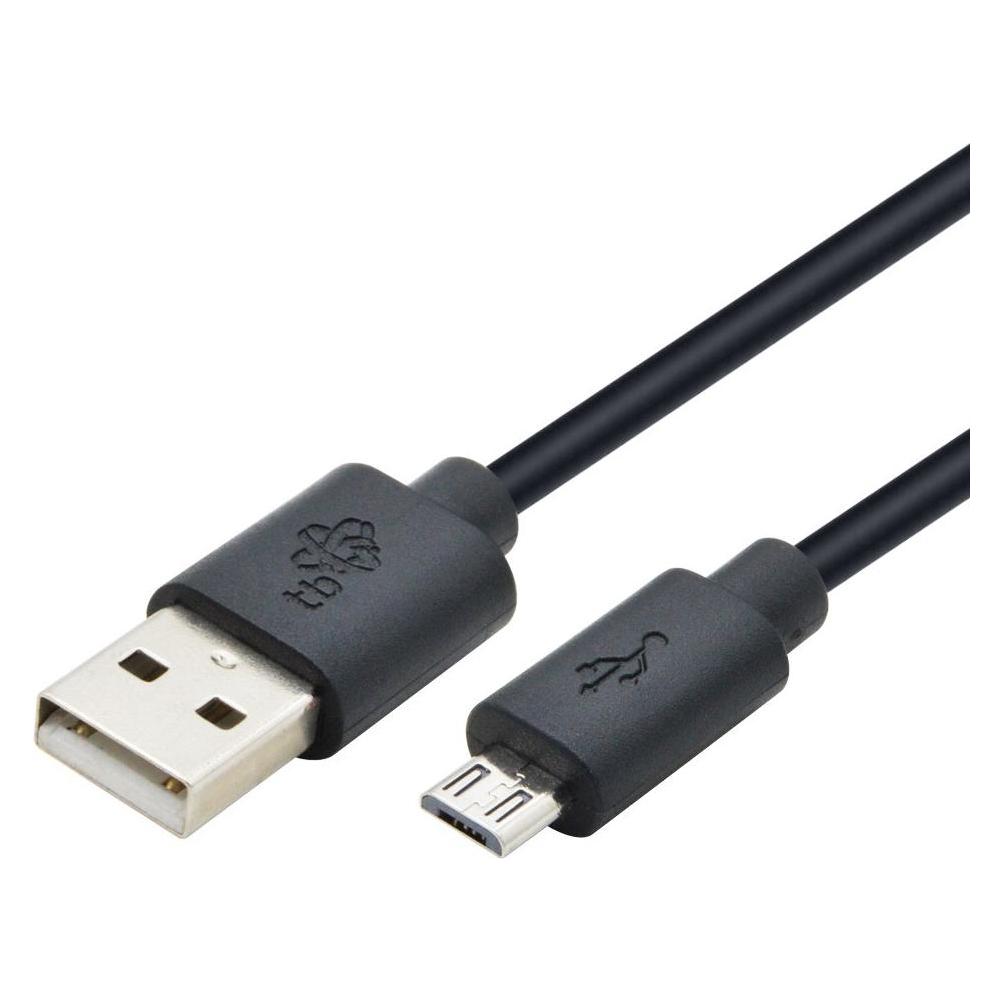 Print USB-Kabel - Micro USB 3m Schwarz (3 m) (AKTBXKU2PBAW30B)