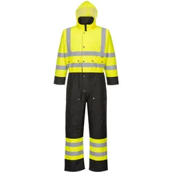 Warnschutz Winter Overall "S485" Kontrast - 5XL - gelb/schwarz