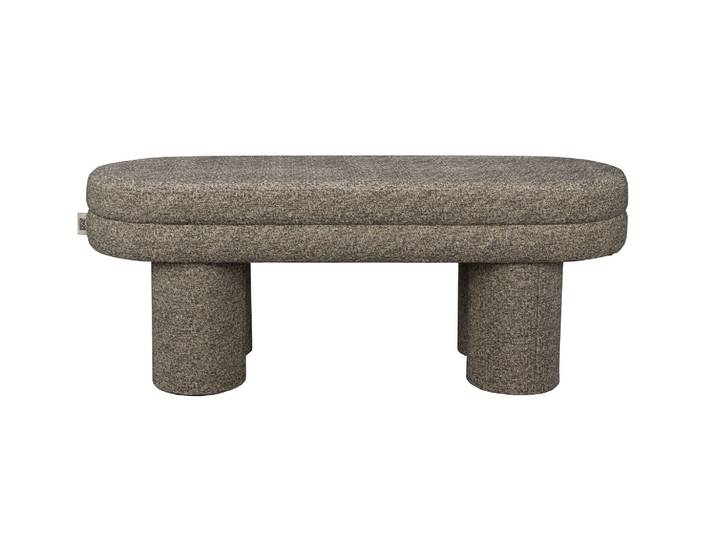 Banc en tissu bouclé Fern