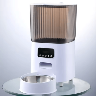 Inspire Curations Smart 5L Automatic Pet Feeder With Camera & WiFi Control 1 Bowl Button 5l