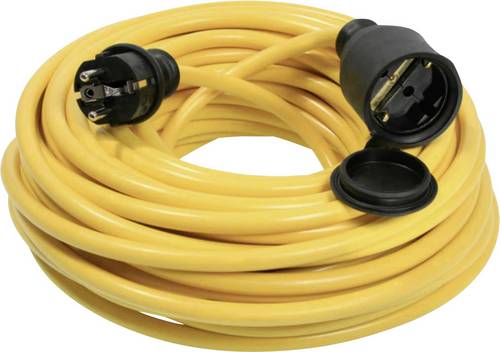 AS Schwabe 60352 Strom Verlängerungskabel 16A Gelb 10.00m AT-N07V3V3-F 3G 1,5mm²