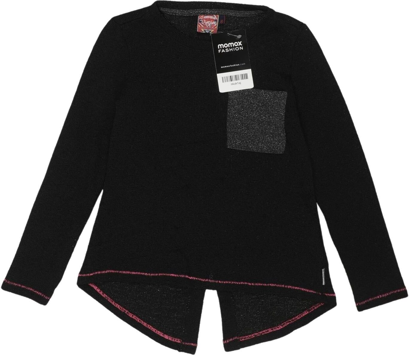 Vingino Mädchen Pullover, Schwarz, Gr. EU 116, Synthetik - Second Hand