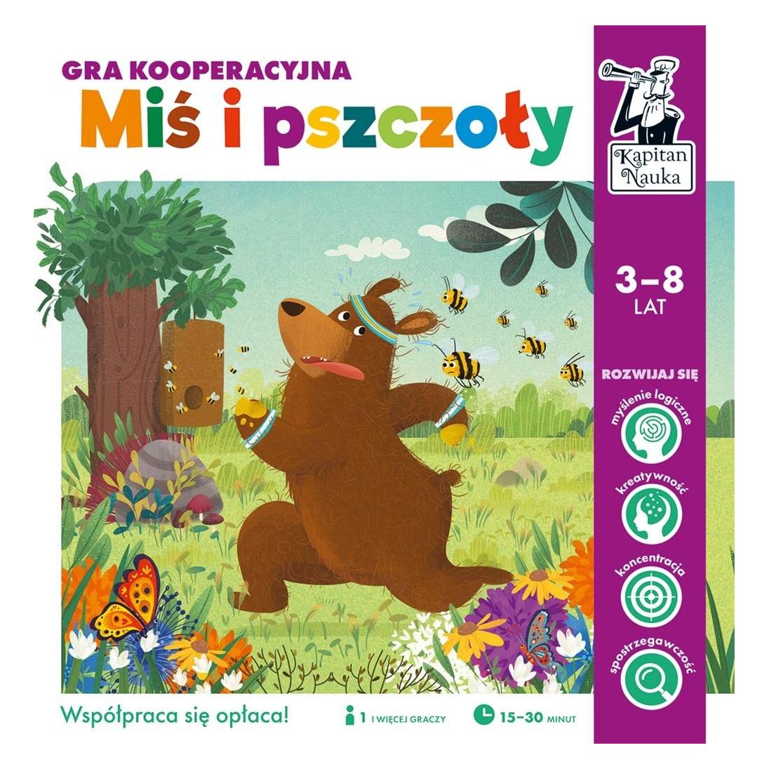 Kapitan Nauka Teddybär und Bienen. Kooperatives Spiel (Deutsch) (445467)