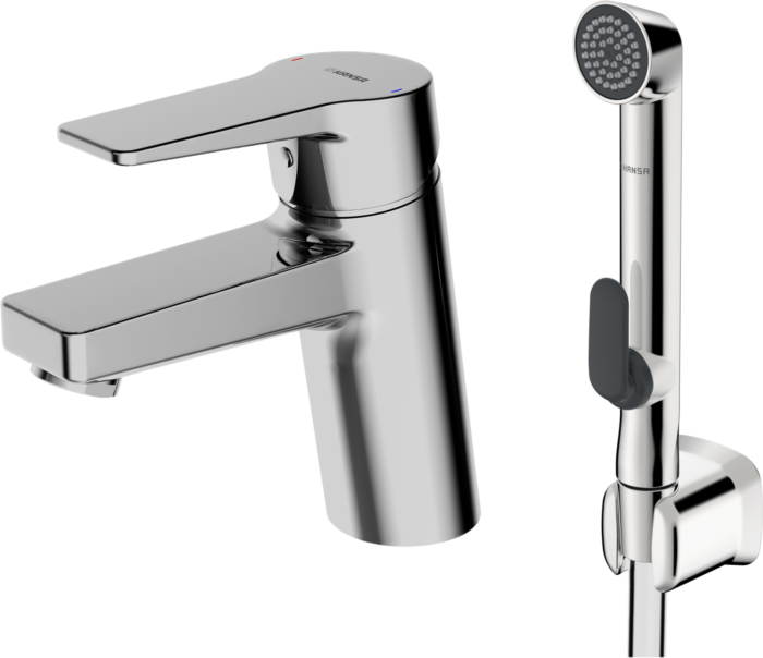 Waschtischarmatur Hansatwist 09302203 chrom, mit Handbrause