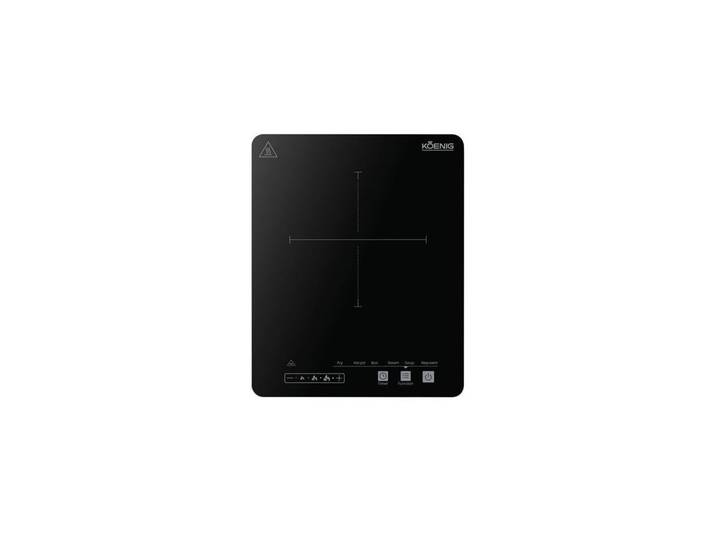 KOENIG Einzel-Induktionskochplatte B02130 , schwarz, B:28cm H:4cm T:35cm, Kochplatten, Einzel-Induktionskochplatte