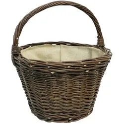 Siena Garden, Zubehör Kerzen + Kamin, Weidenkorb S, Ø 40x27 cm