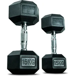Matchu Sports Hexagon Hantel 15 kg