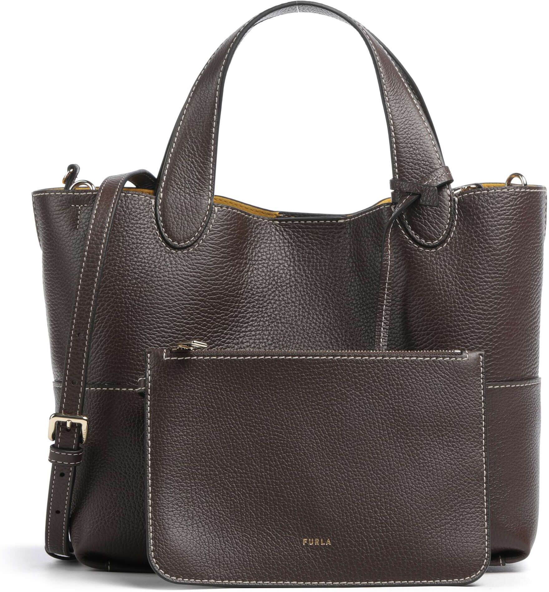 Furla Primrose M Handtasche aus Leder, braun