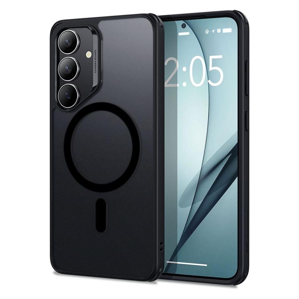 ESR - Classic Hybrid HaloLock - Samsung Galaxy S25 Plus - Frosted Black (Samsung Galaxy S25) (27100-0)