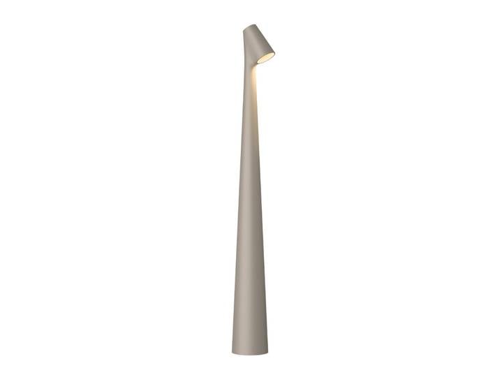 Vibia Designer Tischlampe Africa, dimmbar, creme / amber, für Wohn- / Esszimmer, Aluminium, Design, Tischlampe