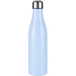 Kelomat Isolier - Trinkflasche Hellblau Ø8 cm 0,75 Liter Edelstahl rostfrei